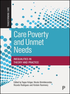 cover image of Care Poverty and Unmet Needs